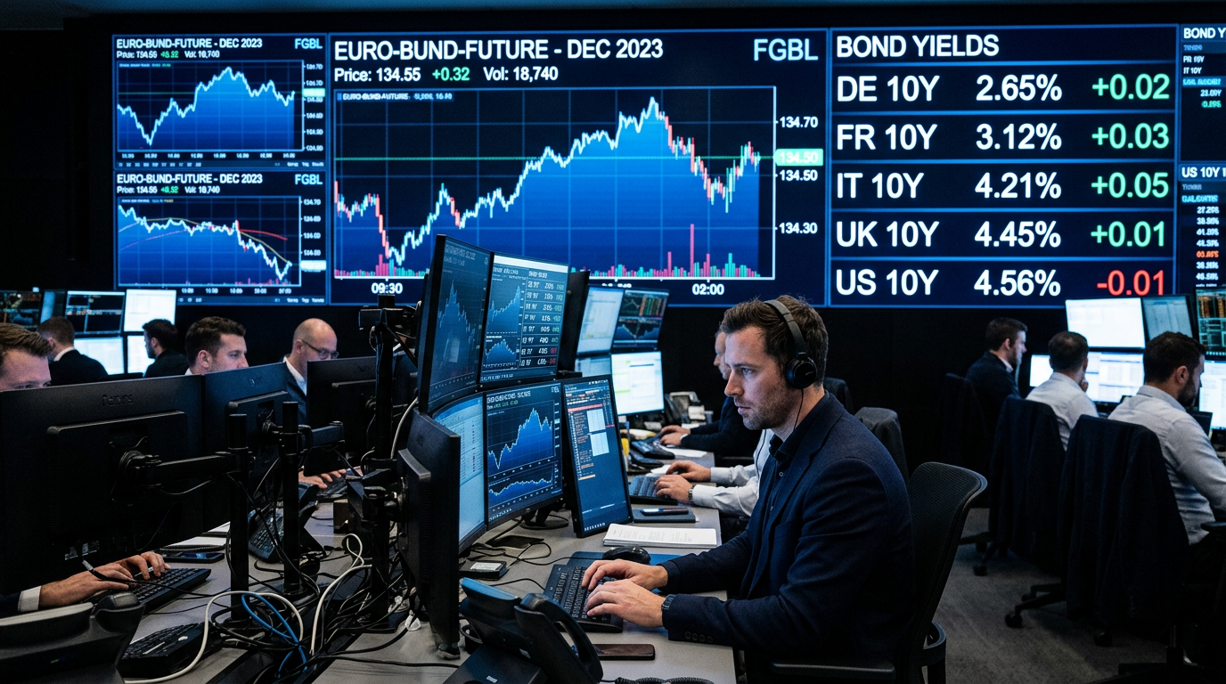Bund-Future tritt auf der Stelle: Rendite der Zehnjährigen verharrt bei 3,40 Prozent